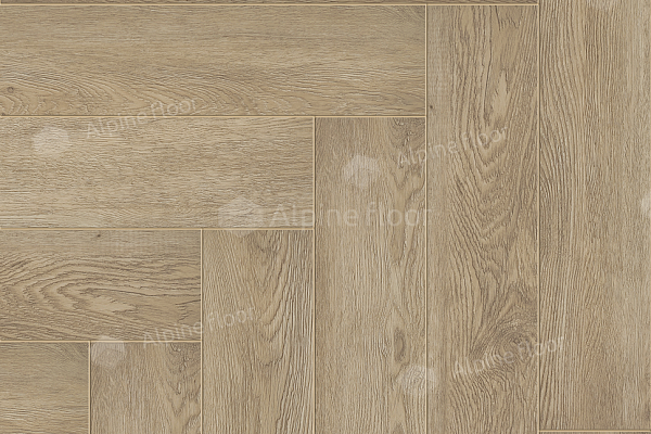 Каменный SPC ламинат Alpine Floor Parquet Premium  Дуб Ваниль Селект