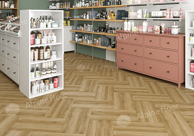 Ламинат Alpine Floor Herringbone Pro LF106-2 Дуб Эльзас