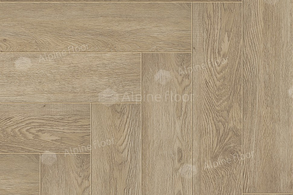 Каменный SPC ламинат Alpine Floor Parquet Light Дуб Ваниль Селект
